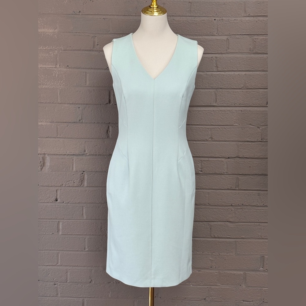 Hugo Boss pale seafoam sheath dress 4- 6